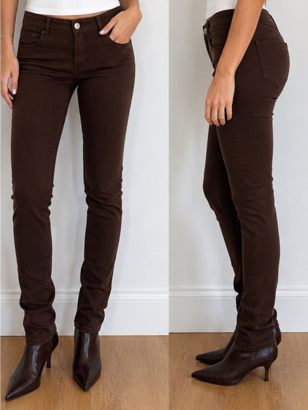 Max Studio Country Brown Skinny Jeans – NWT | Size 30